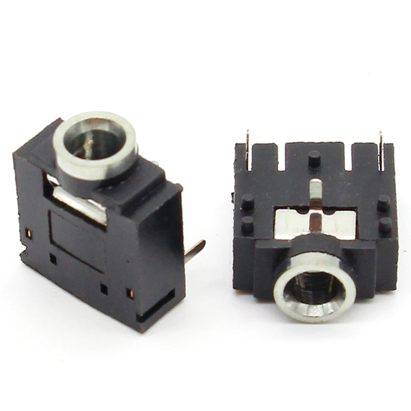 10 шт. 3 контакта 5 мм|mount pcb|panel mount audio jackmounting socket |