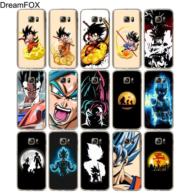 DREAMFOX M095 Dragon Ball Z Goku Мягкий ТПУ силиконовый чехол для Samsung Galaxy S5 S6 S7 S8 S9 S10 5G S10E Lite Edge