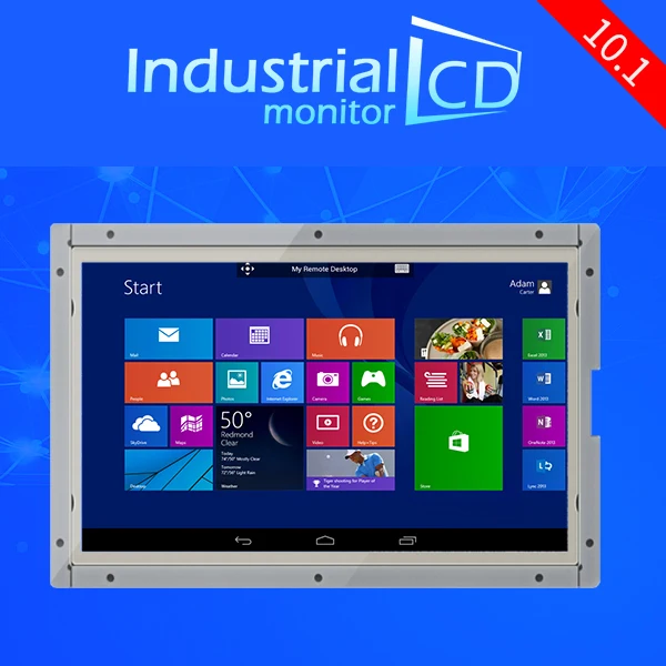 10.1 дюймов четыре резистивный сенсорный экран ЖК дисплей монитор открытой рамки 10