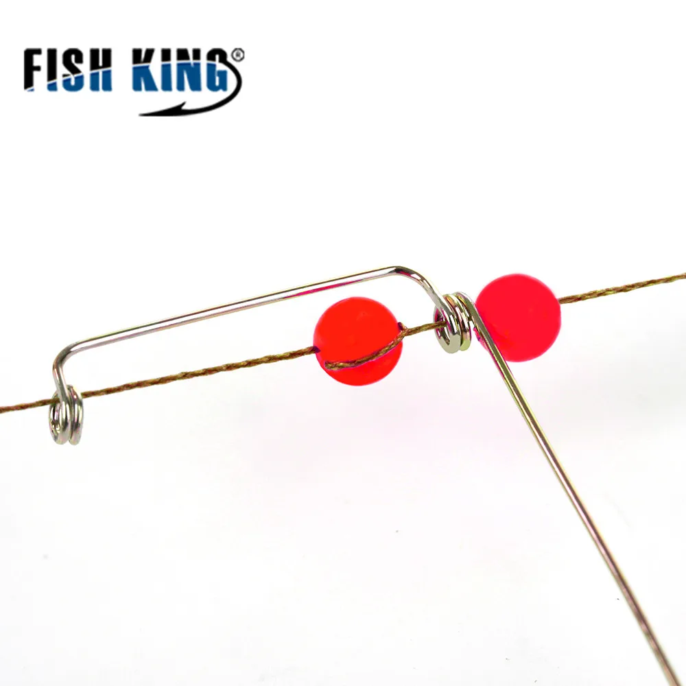 Клетка для рыболовной приманки FISH KING с крючками лески 20 80 г Длина 47 см корзина