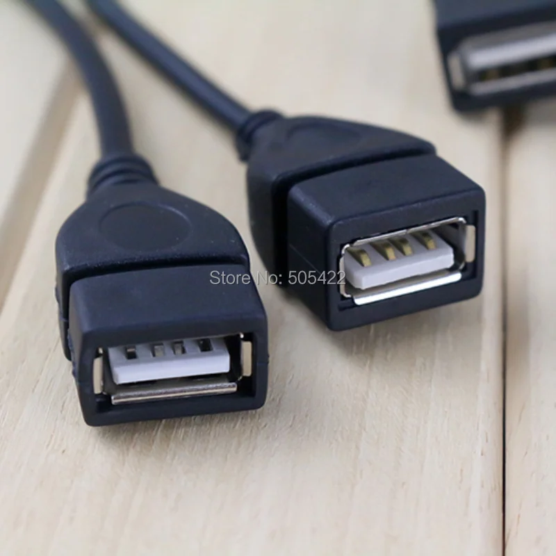 200 шт./лот Micro USB B штекер на A гнездо OTG адаптер конвертер кабель Шнур левый угол