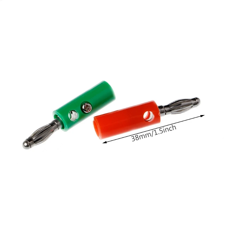 10 шт. 5 видов цветов провод аудио кабель для колонок разъем типа банан коннекторы