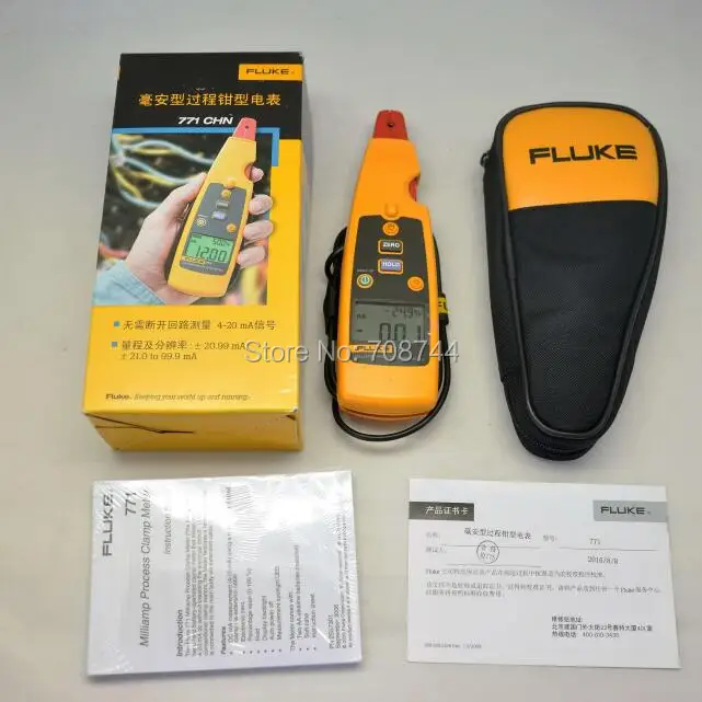 Fluke 771 миллиамперный технологический зажим DMM тест F771 AC тестер MA тестер!!