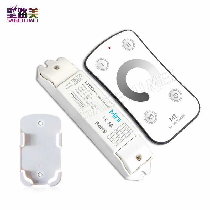 Ltech DC12 24V Led диммер радиочастотный контроллер пульт дистанционного управления с CV