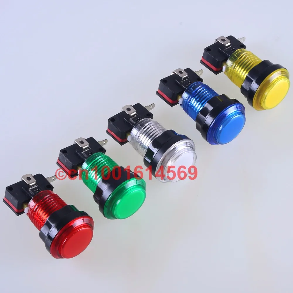 Zero Delay PC USB кодеры и 16 X аркадные светодиодные кнопки подсветки 2 Аркады Джойстики