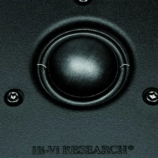 

1PCS Original HiVi Q1R 4'' Black Silk Dome Tweeter Speaker Driver Unit Aluminum Panel Shielded 8ohm/15W D116mm Round