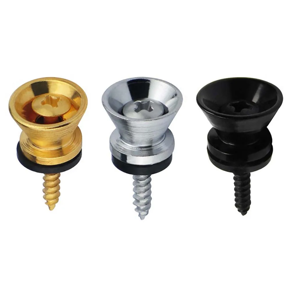 2 шт./лот Новый цвета: золотистый серебристый черная гитара ремень колышки для