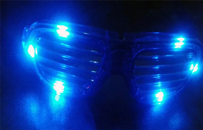 

200pcs/ lot drop shopping LED Glasses flashing blind glasses