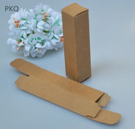 100 шт оптовая крафт бумажная коробка помада сделай сам парфюмерная бутылка