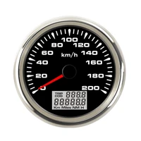 7 colors backlight 85mm gps speedometer gauges ip67 waterproof trip cog lcd display for dc 9 32v