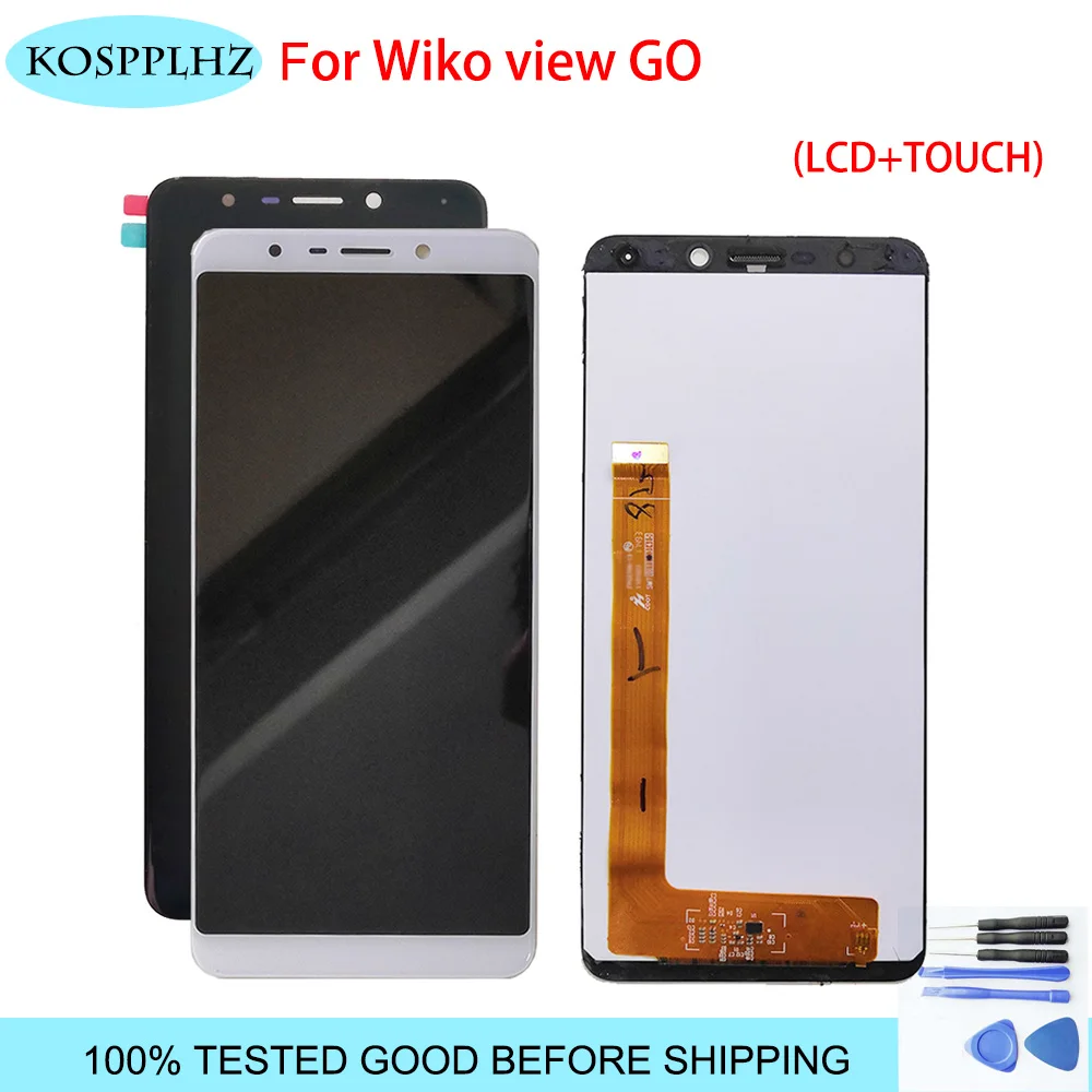 5 7 дюймовый черный и белый для Wiko view GO ЖК дисплей + сенсорный экран дигитайзер viewGO