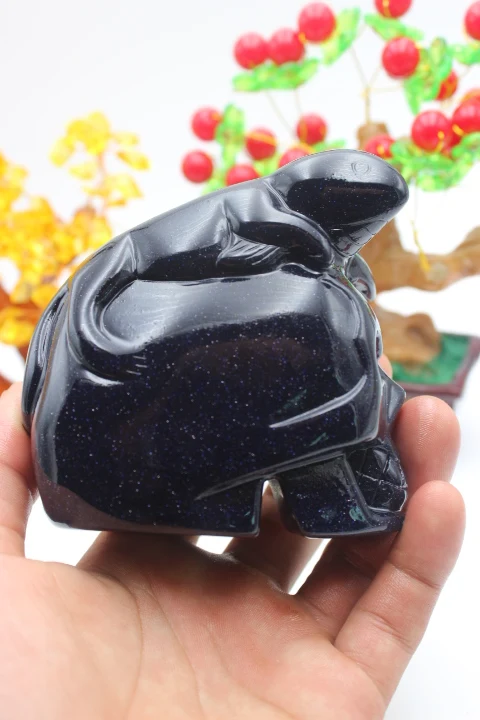 650g искусственный кварц синий пятнистый песок искусственная ящерица | Дом и сад