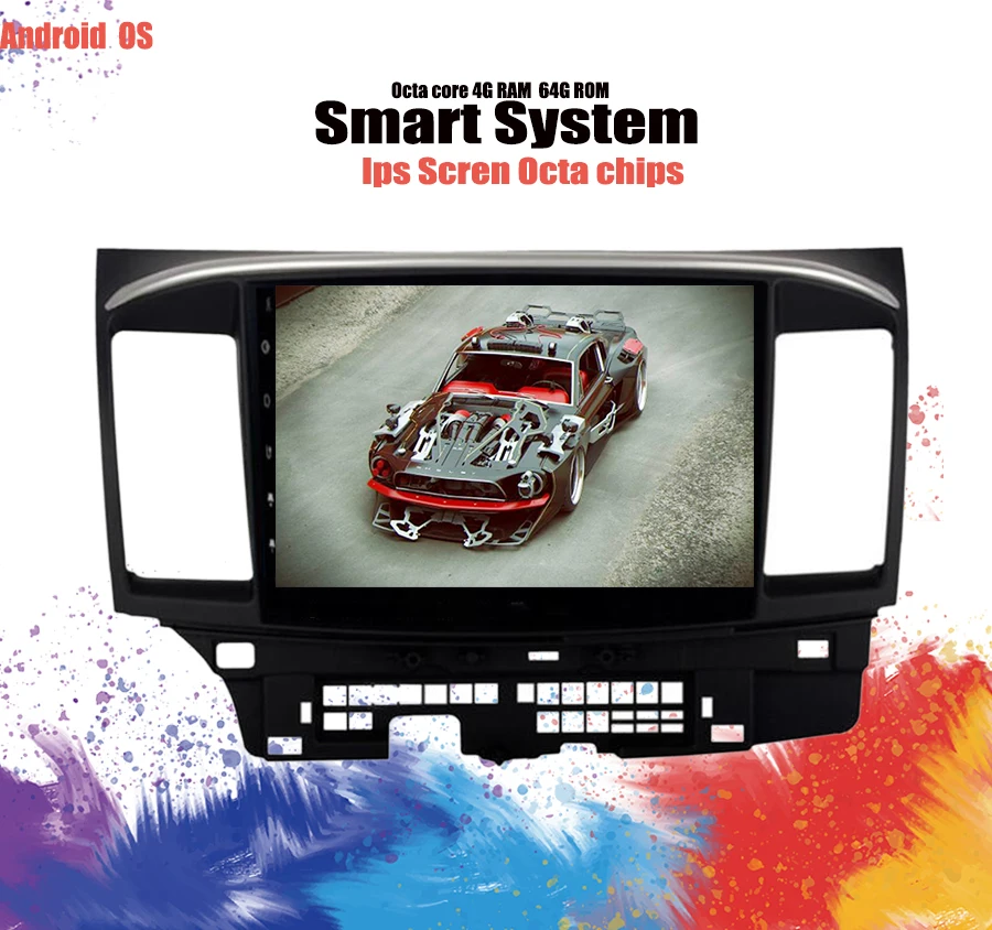10 1 "DSP IPS Экран ОЗУ 6G Android 0 GPS для MITSUBISHI LANCER 2006-2015 Радио Навигация стерео приемник