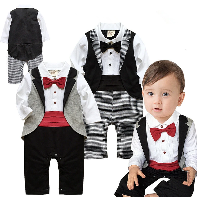 

Baby Rompers Spring Baby Boy Clothes 2020 Baby Boy Clothing Sets Gentleman Newborn Baby Clothes Roupas Bebe Infant Jumpsuit