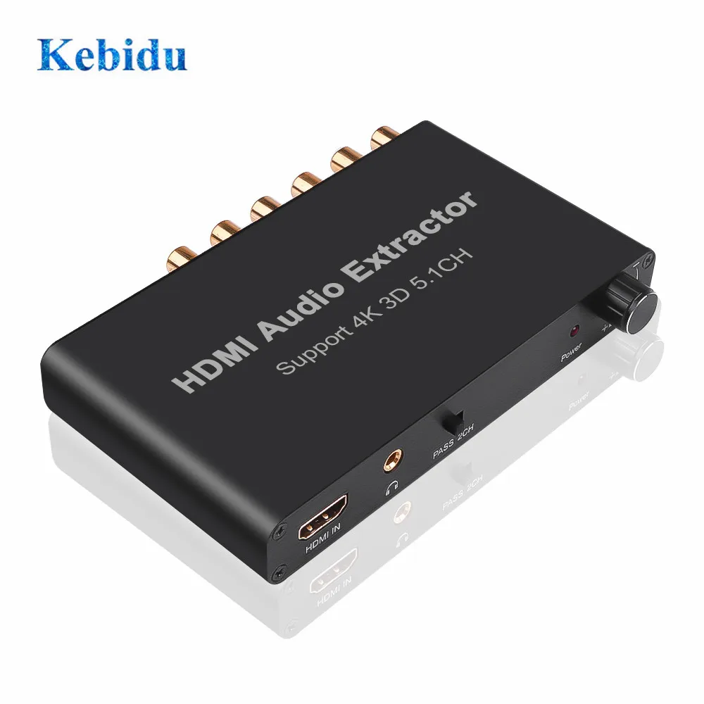 Новый 5.1CH аудио экстрактор декодирование коаксиальный к RCA AC3/DST To 5 1 усилитель
