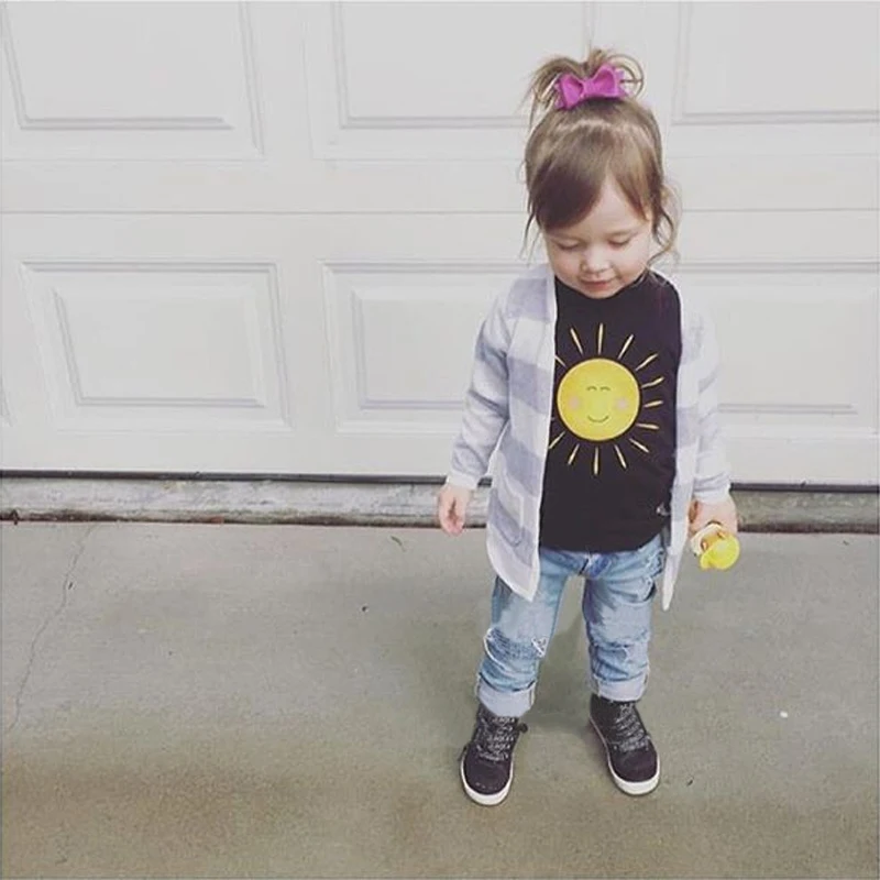 Новая детская футболка с коротким рукавом одежда для малышей Детская мальчиков