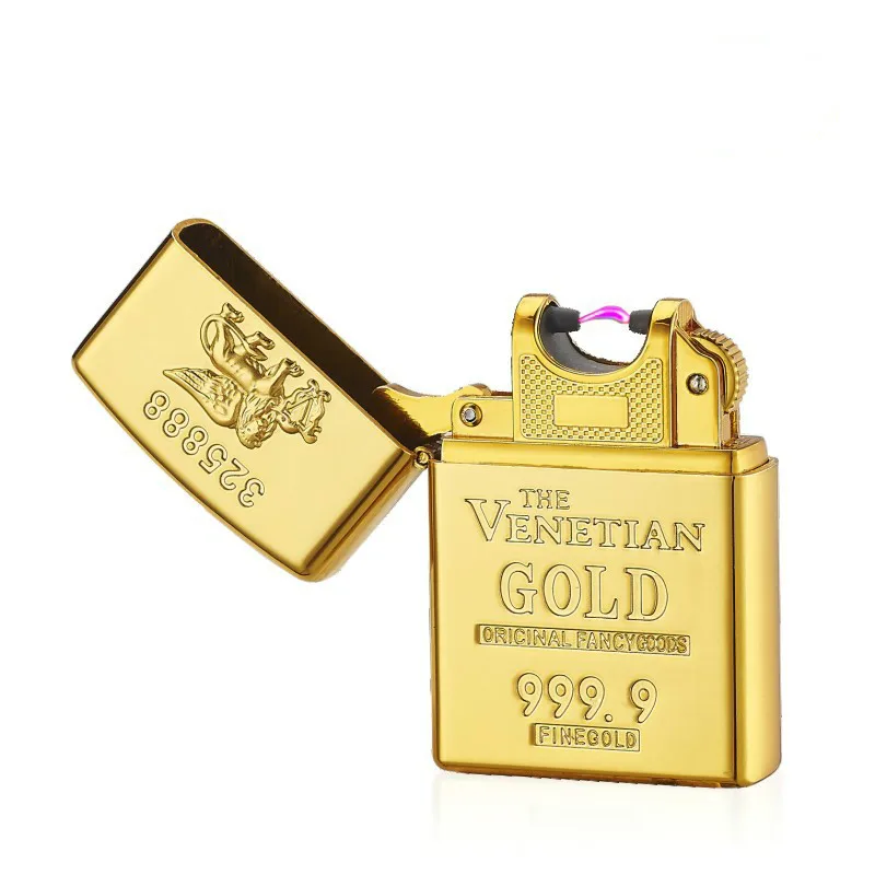 Single arc Venice Новейшая перезаряжаемая ветрозащитная сигарета USB дуговая Зажигалка плазменная беспламенная электрическая модная плазменная Зажигалка гаджеты для мужчин - Цвет: Single arc Venice