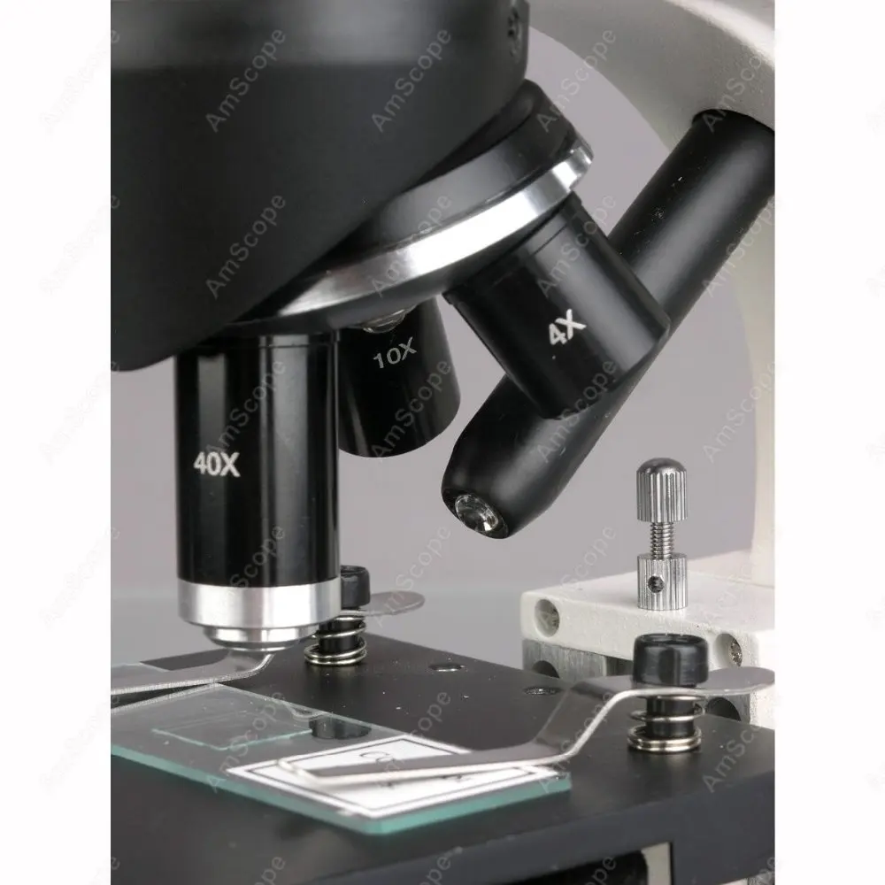 Science Биологический микроскоп-поставка AmScope 40X-1000X прочный светодиодный студент
