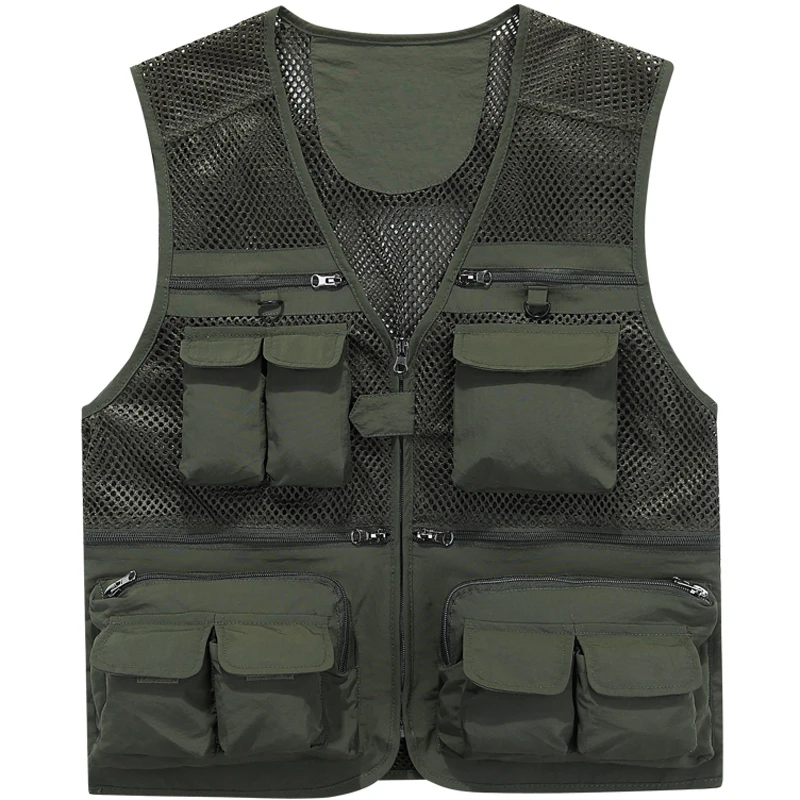 2020 новые летние дорожные жилеты мужские большого размера с множеством карманов