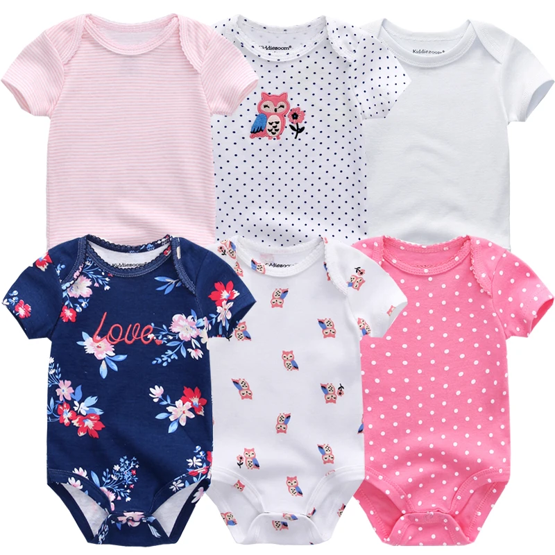 Детское хлопковое боди с коротким рукавом летняя одежда для малышей|baby clothes|de