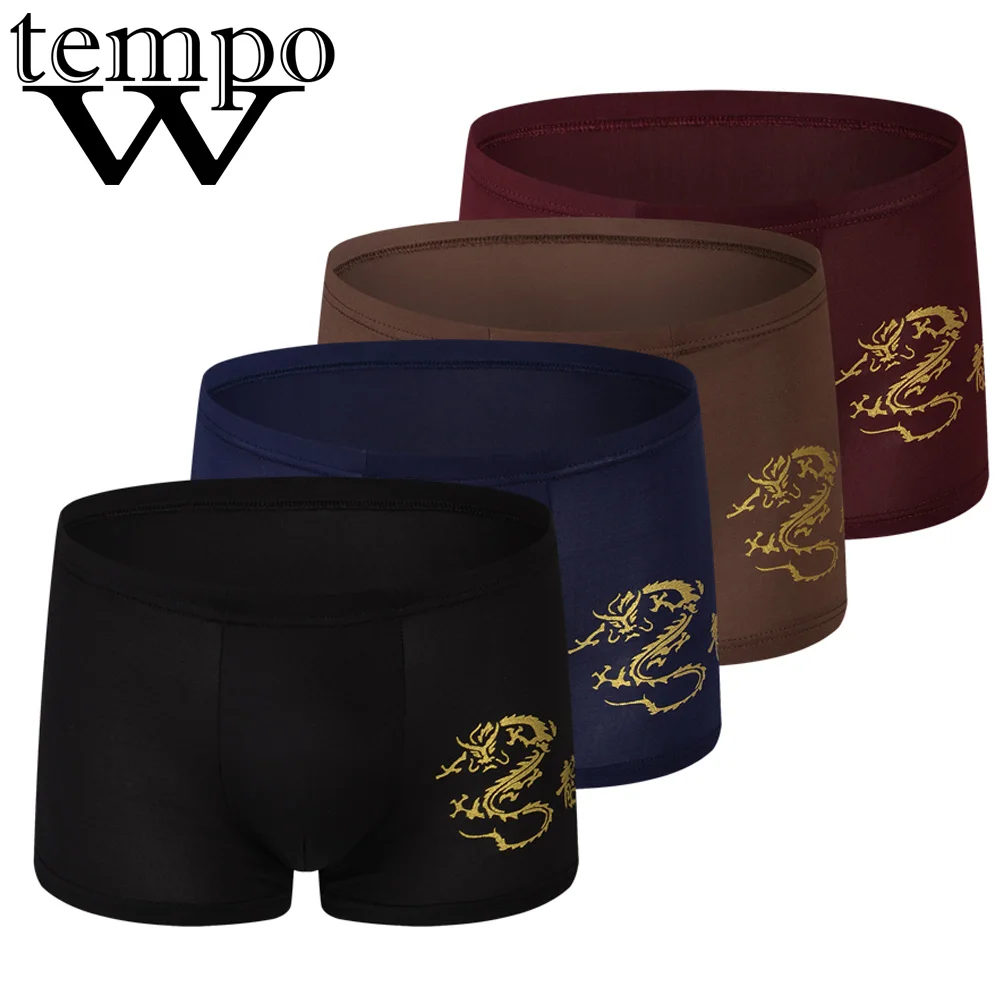 WTEMPO Новое Брендовое нижнее белье для мужчин модал дышащие удобные трусы с