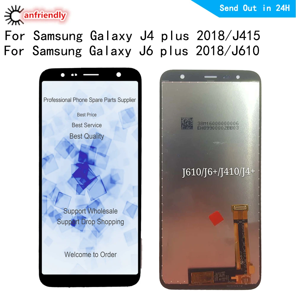 

LCD Display For Samsung J4 Plus LCD J4 Plus J415 J415F LCD For Samsung J610 J6 Plus J610FN LCD Screen Touch Digitizer Assembly