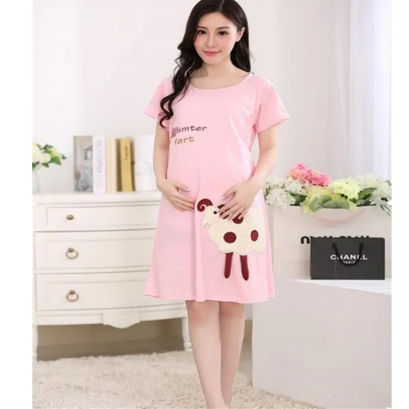 Одежда для кормящих матерей лето 2019 пижамы с коротким рукавом грудного