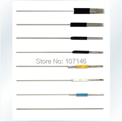 500x 2F иглы для макияжа бровей Перманентный макияж 2 плоская игла стерилизованная