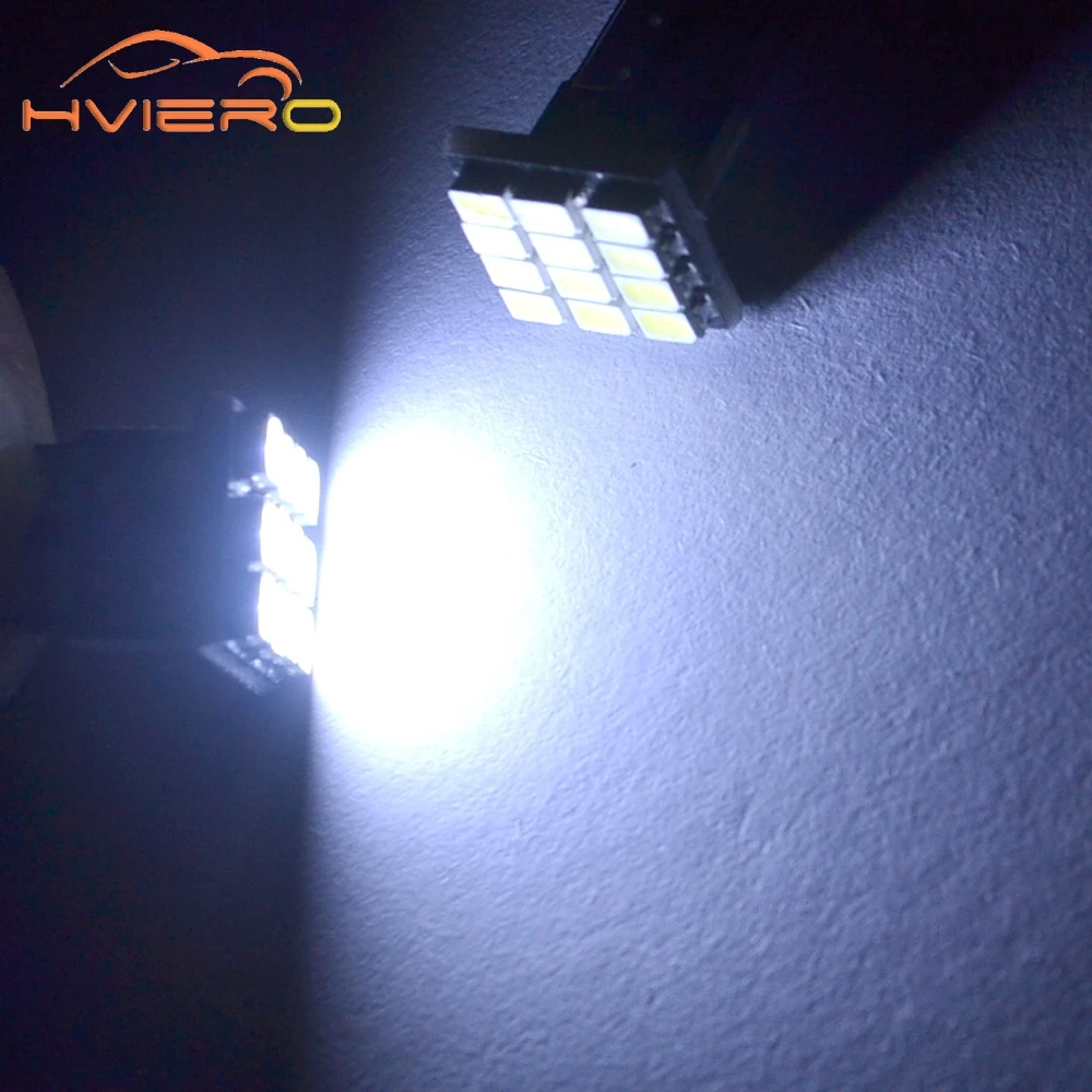 2X T10 W5W 12SMD 1206 автомобиля на танкетке белые светодиодный AC/DC 12V Canbus без ошибок