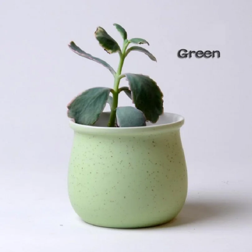 TECHOME Creativity Plants Pot Macaron Colors High-temperature Ceramics Succulents Flower | Дом и сад