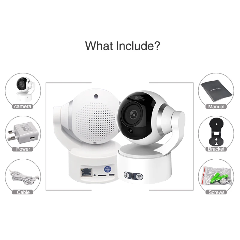 Домашняя камера видеонаблюдения Secuplug + 1080P 2 МП Wi Fi беспроводная Bluetooth PTZ IP|ptz ip camera|ip