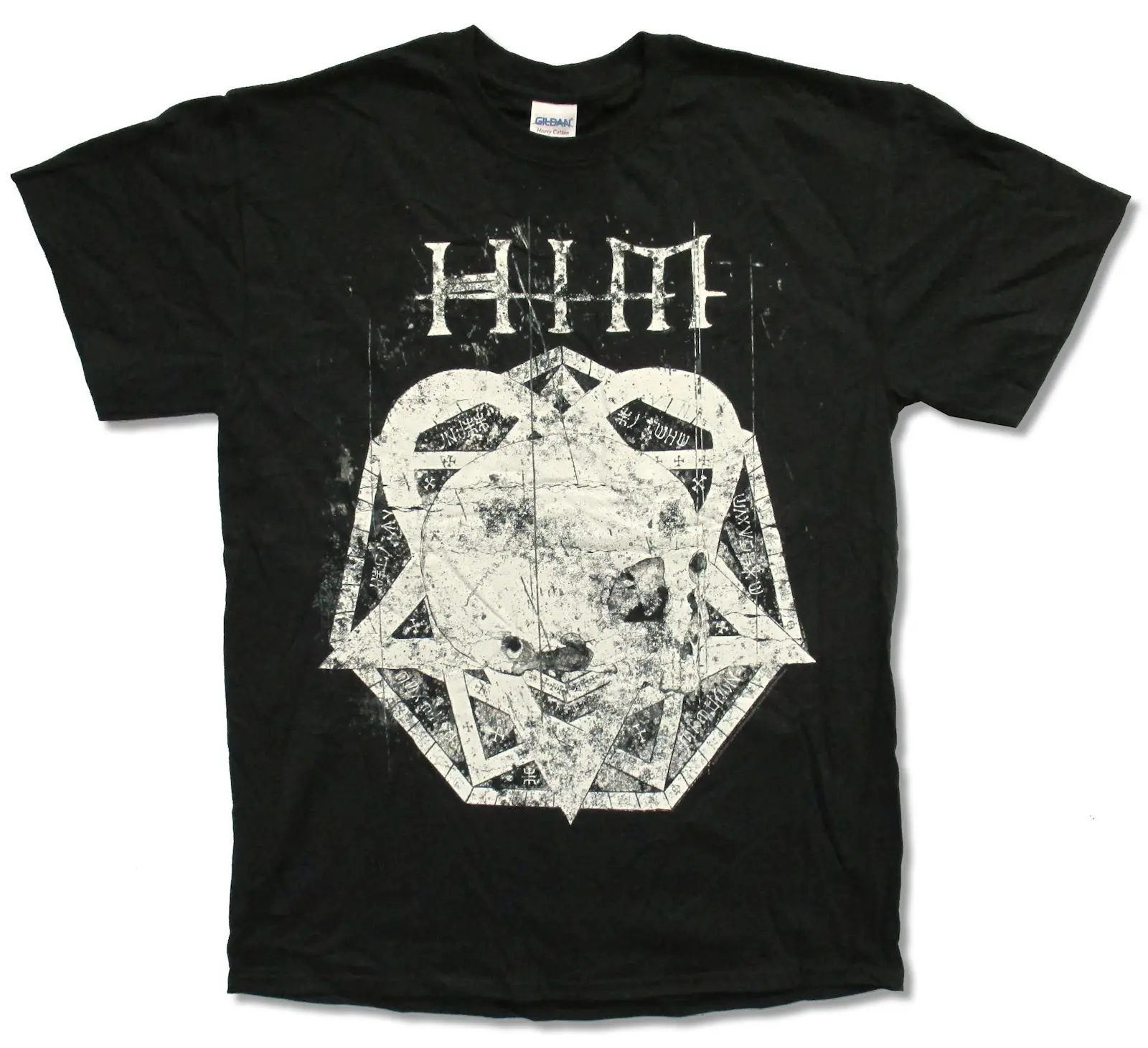 He H.I.M. &quotSKULLGRAM&quot комплект из черной кофты с длинным рукавом Новый Официальный