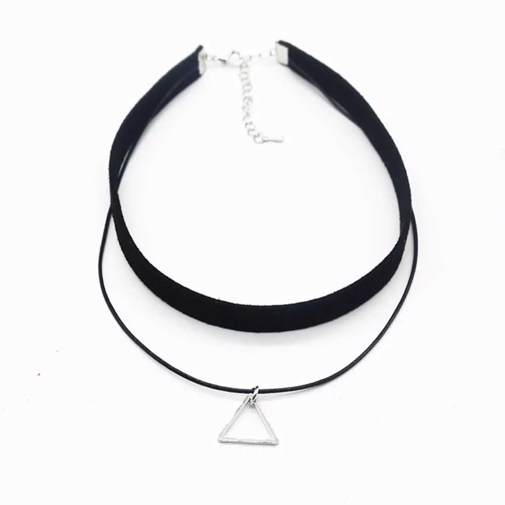 PINKSEE хит продаж черный классический Бархатный чокер ожерелье для лучших друзей