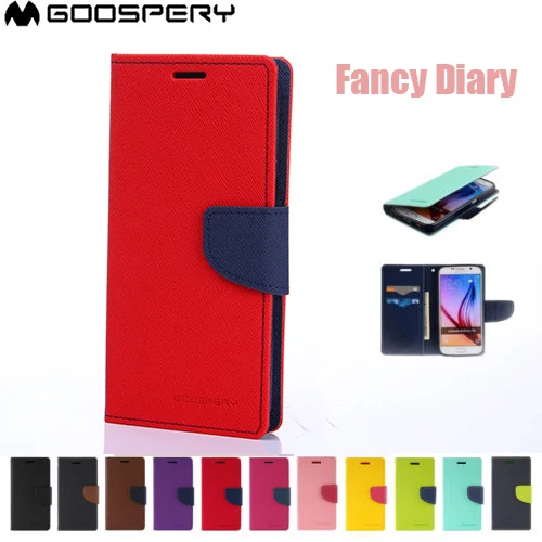 Чехол книжка MERCURY GOOSPERY с красочным дневником из искусственной кожи для Samsung Galaxy Note