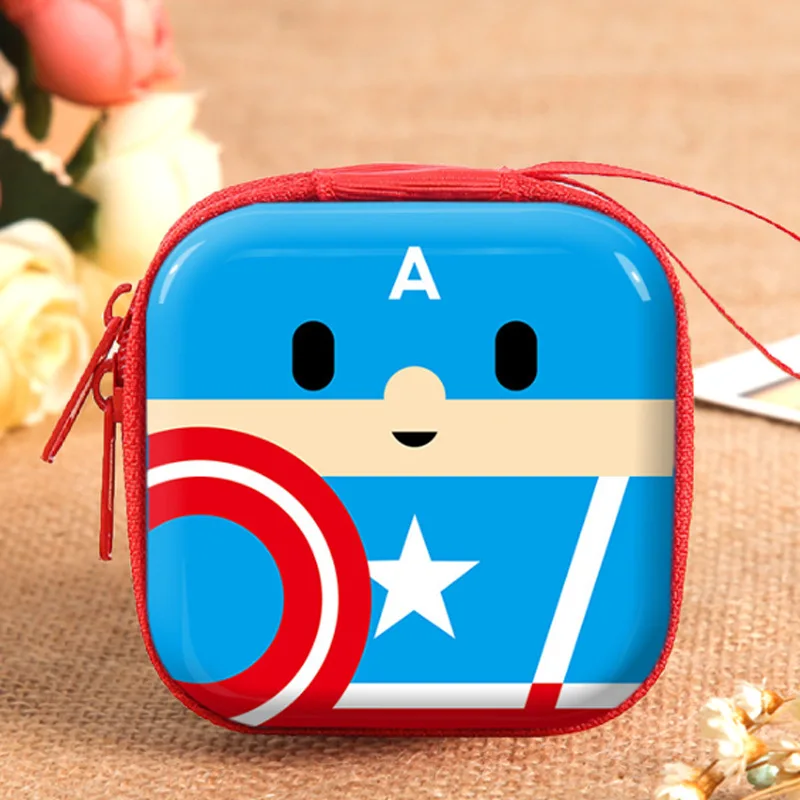 Captain America SLPF плюшевый Кошелек подарок на день детей персонаж из мультфильма креативная Плюшевая Игрушка Аниме окружающий Кошелек для монет игрушки ручной работы M11 - Цвет: Captain America