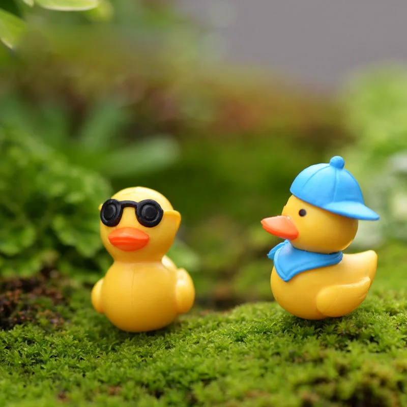Крутая утка мальчик животные миниатюрная Фея Сад Искусство мини аксессуары DIY|craft
