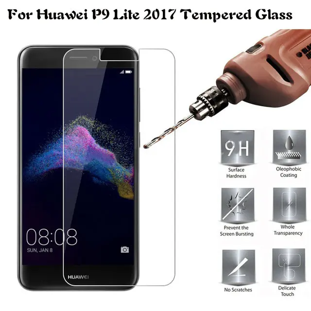 

For Huawei P9 lite 2017 Glass for Huawei P9 Lite 2017 Screen Protector 9H 2.5D Phone Film for Huawei P9 Lite 2017 Tempered Glass