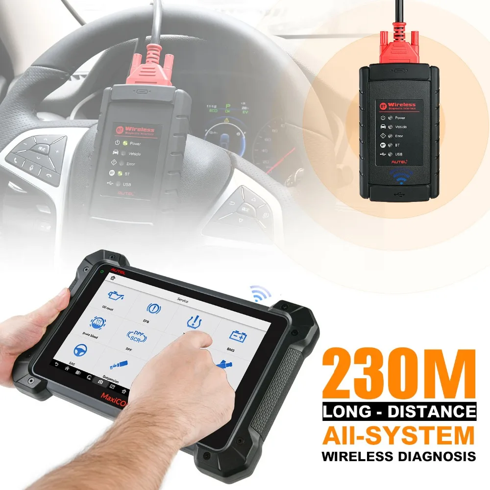 Autel MaxiCOM MK908 Автомобильный Диагностический авто инструмент obd2 Авто сканер scania код ридер escaner automotriz Профессиональный сканер для автомобиля