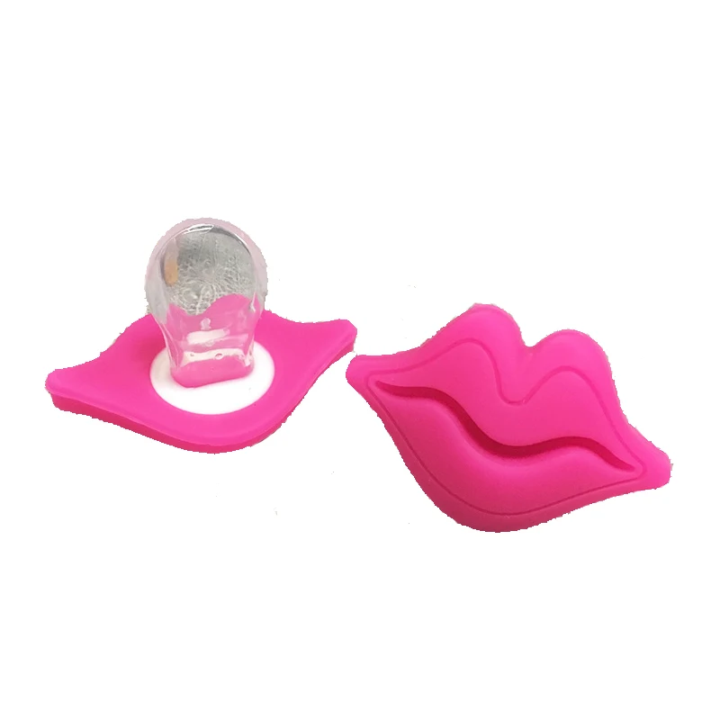 CN-RUBR силиконовые смешно соску клипы соска пустышка Красочные Губы детские зубы