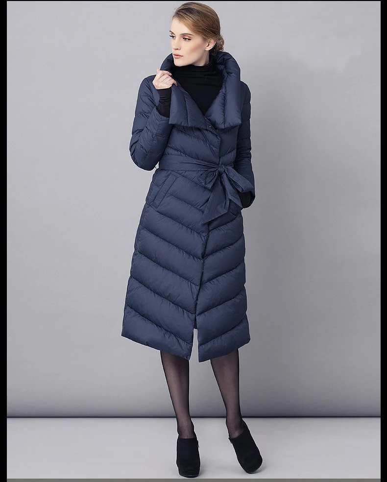 Женские зимние пальто и куртки длинный пояс для парки большой размер толстый
