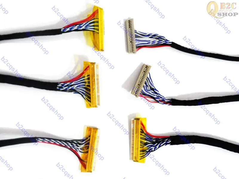 6 шт. LVDS кабель FIX 30p DF14 20 Pin для ЖК монитора панель экран контроллер плата
