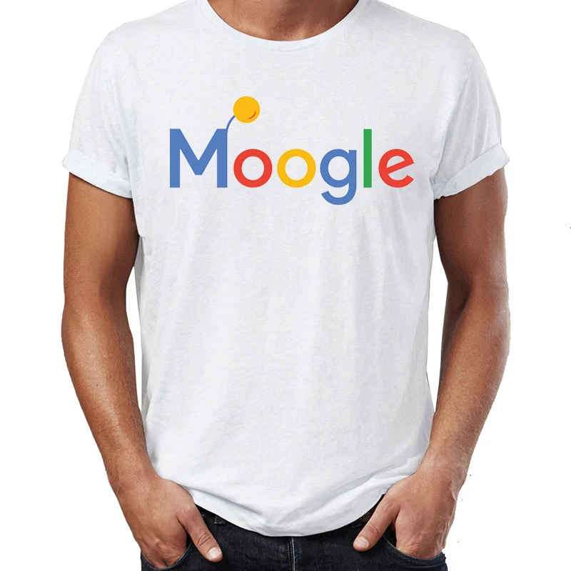 Мужская футболка Moogle с рисунком финальной фантазии|Мужские футболки| |