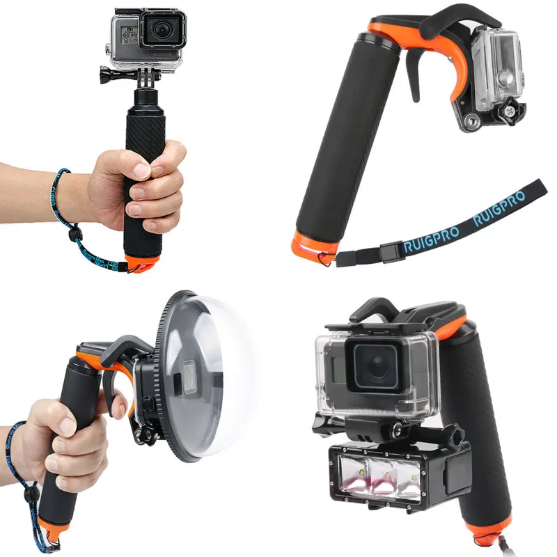 Водонепроницаемый купольный корпус для GoPro Hero 7/6/5 Black Divng водонепроницаемый