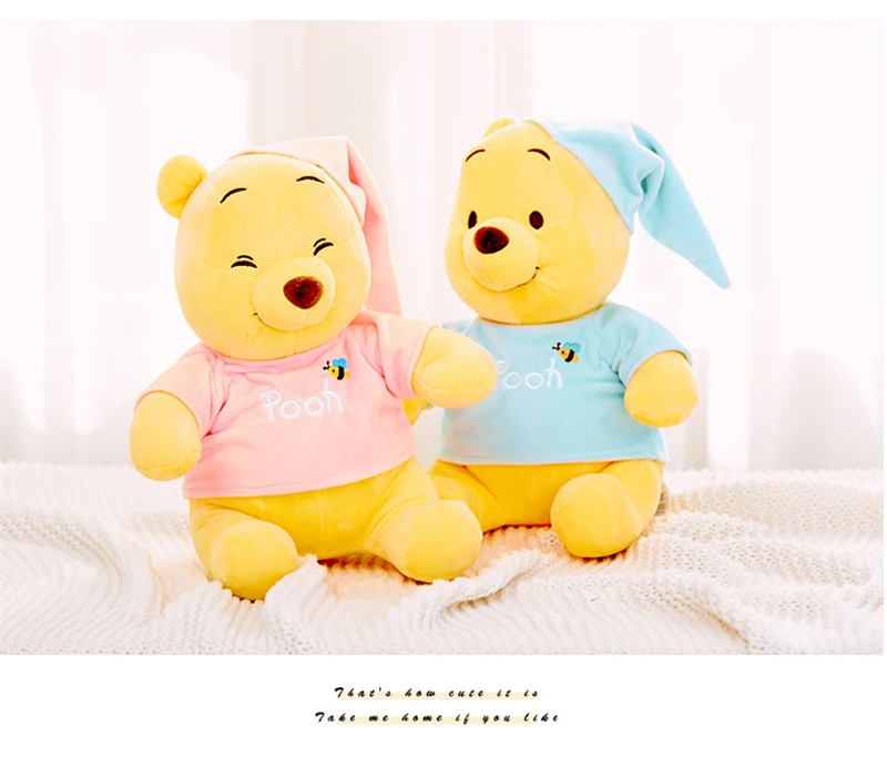 disney 22/30 см пижамы с Винни-пухом для м/ф Винни-Пуха и мягкие игрушки для животных, детские плюшевые успокаивающие куклы, игрушка, подарок на день рождения, рождественские украшения подарок детям подарки