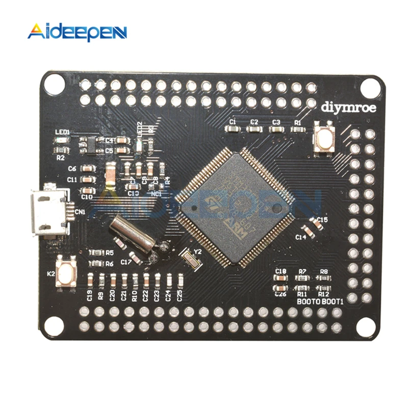 1 шт. детская плата STM32F407VGT6 ARM 32 битная MCU Core макетная SPI I2C IIC UART детский модуль STM32F4