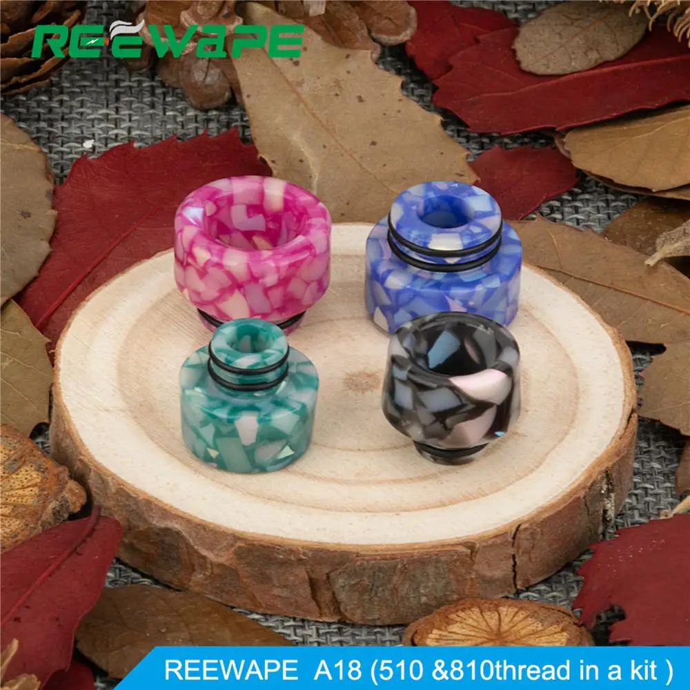 Reewape 810/510 капельный наконечник A18 змеиная Смола мундштук для TF V8 RDA zeus RTA бак