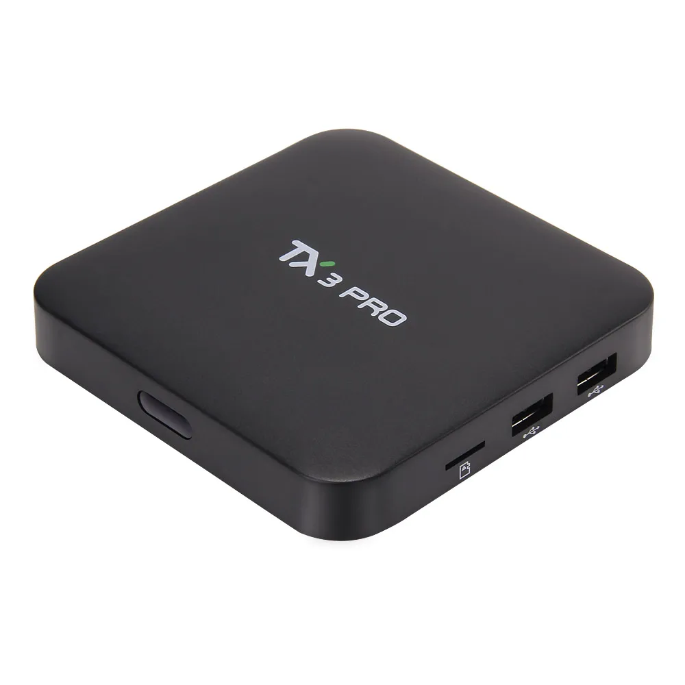 TX3 PRO Android 7,1 1 ГБ 8 ГБ Amlogic S905W VP9 HDR 4K H.265 ТВ коробка 2,4G, Wi-Fi, 100M LAN Smart Декодер каналов кабельного телевидения компьютерной приставки к телевизору