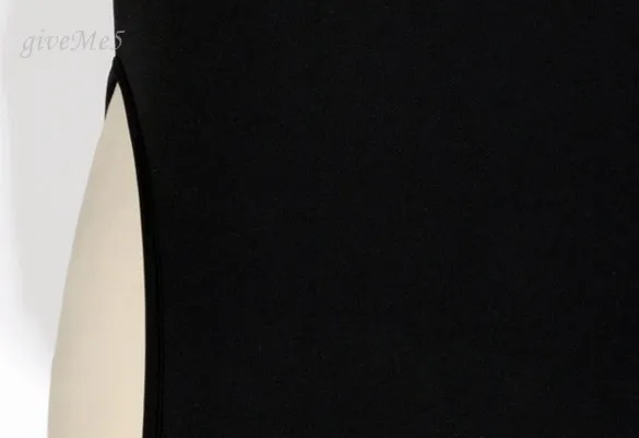 Черное открытое боковое вечернее платье 2014 сексуальное на бретелях Мини Летнее