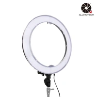 alumotech 19 outer 55w 240pcs led smd ring light 5500k3200k dimming lightfiltercarry bag for camera video studio photography