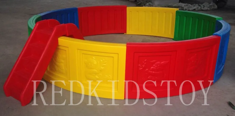 Пластиковая детская игровая площадка с сертификатом CE пластиковый бассейн для